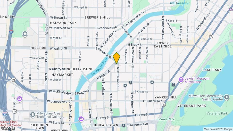 1541 N Jefferson St, Unit 121 Mapa y Detalles de la Ubicación