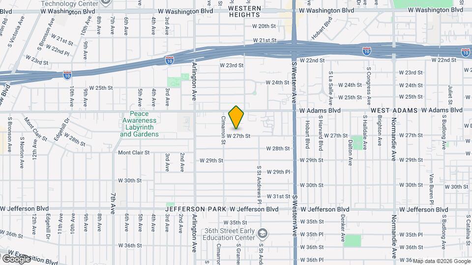 2177 W 27th St Map and Location Details
