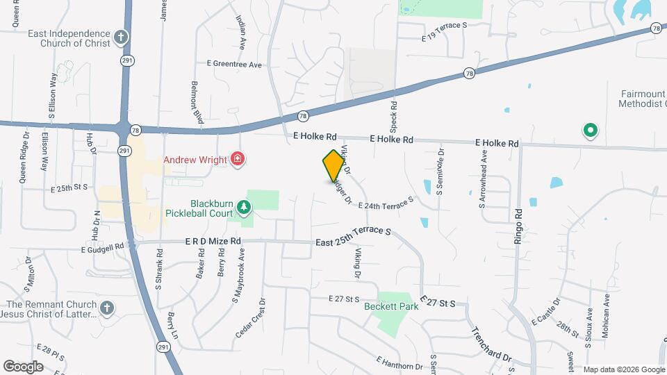 2412 Bridger Dr Mapa y Detalles de la Ubicación