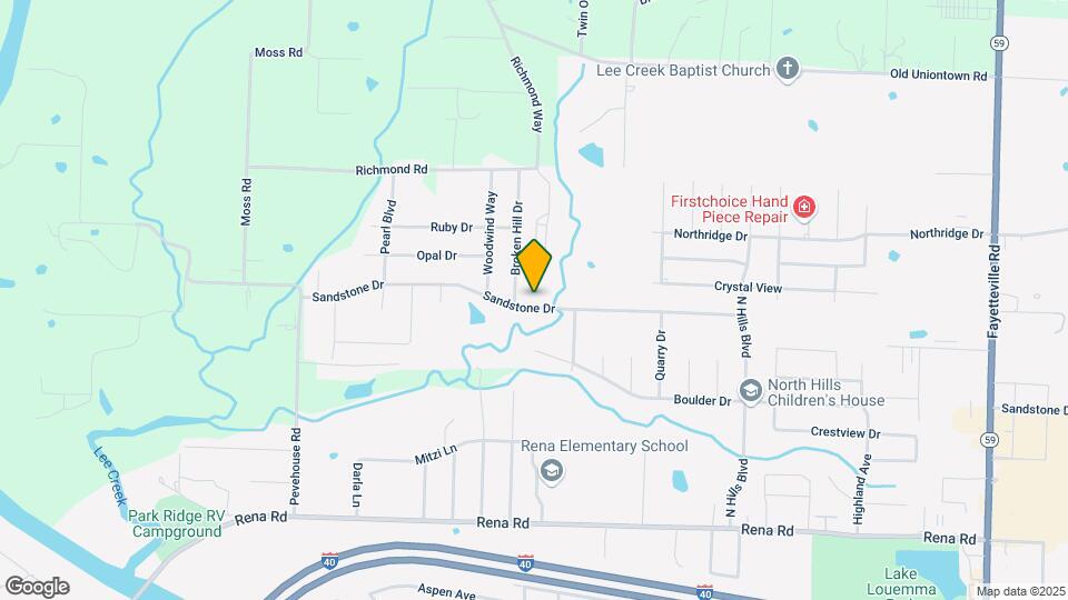 820 Sandstone Dr Map and Location Details