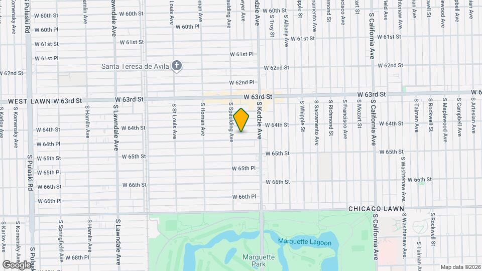 3240 W 64th Pl Map and Location Details