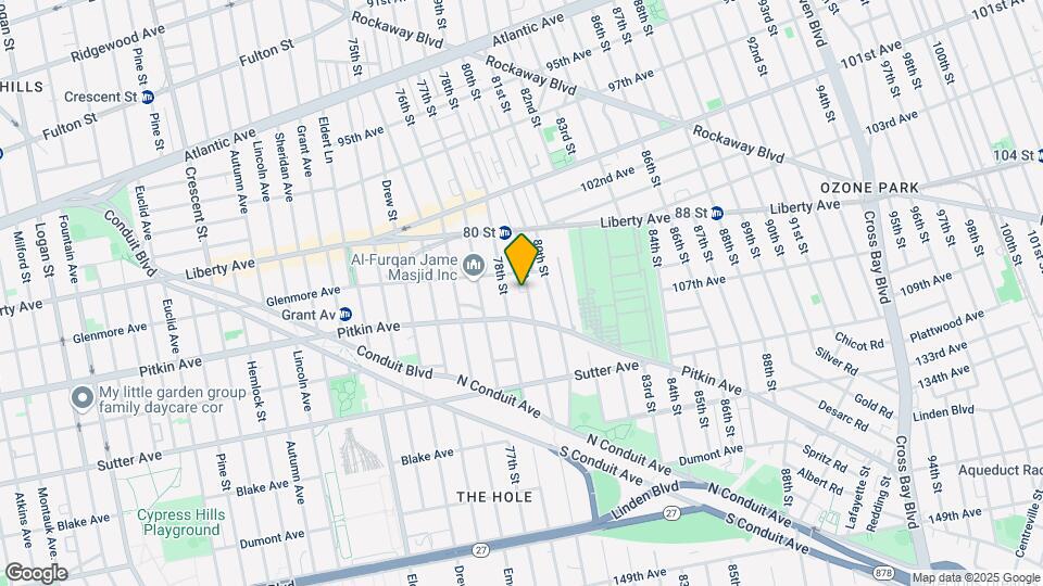 106-22 79th St, Unit 2nd Fl Map and Location Details