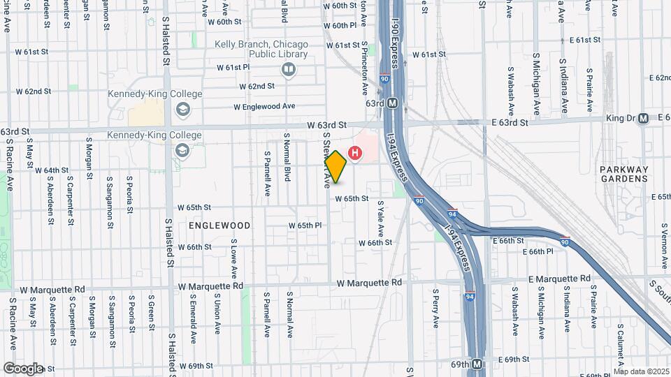 6435 S Stewart Ave Map and Location Details