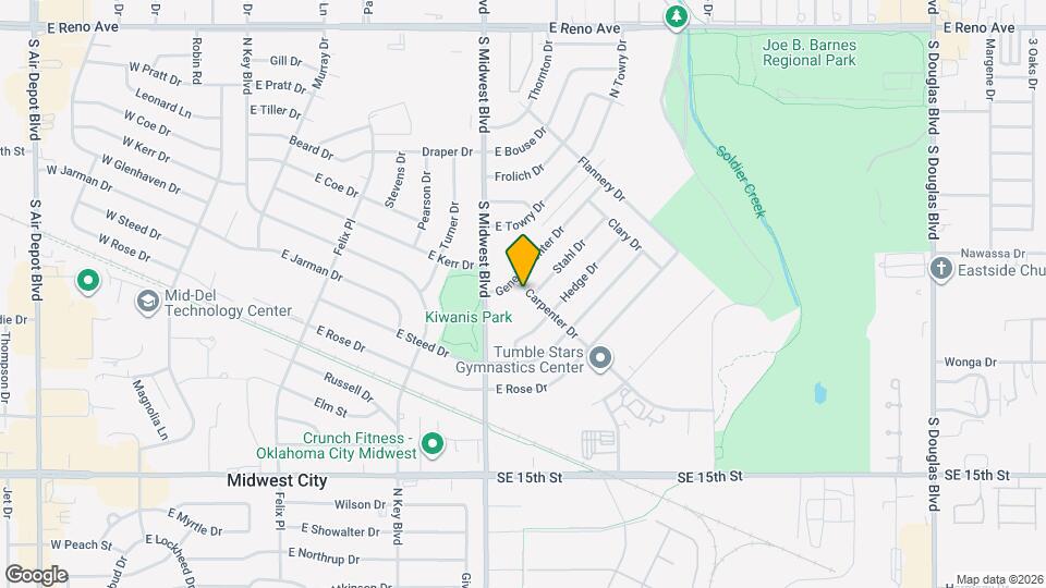 2105 Carpenter Dr Map and Location Details