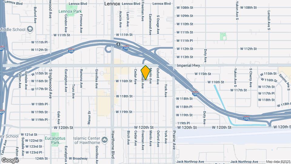 11602 Freeman Ave Map and Location Details