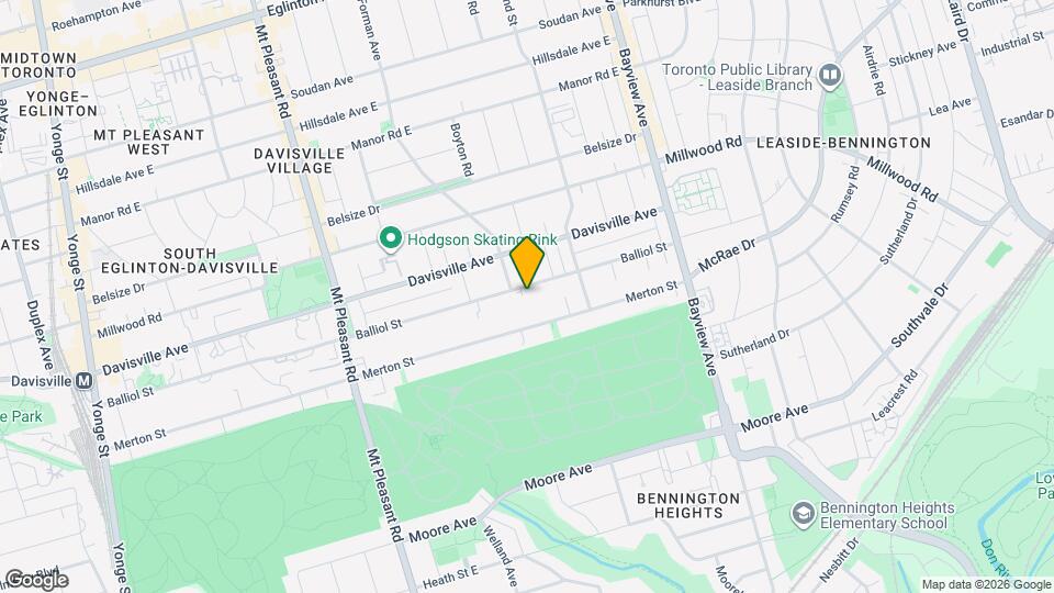 525 Balliol St Map and Location Details