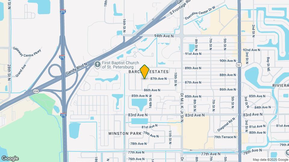 8693 15th St N Map and Location Details