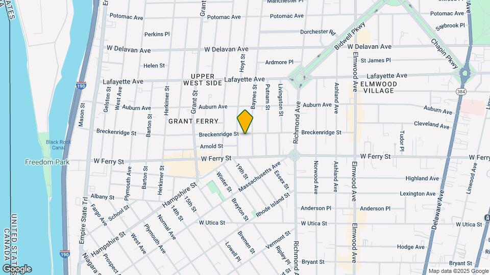 411 Breckenridge St Map and Location Details