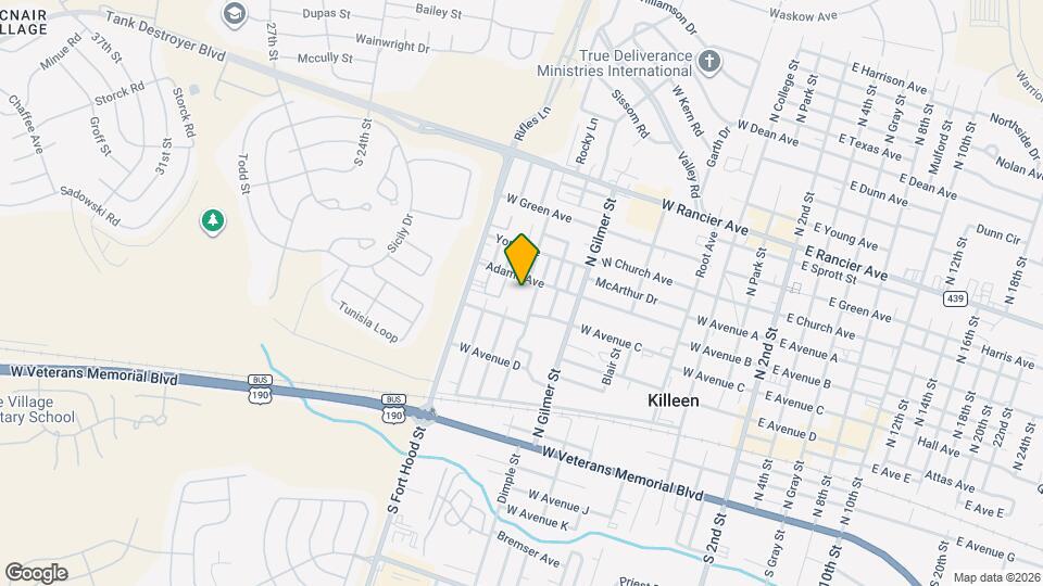 411 Washington St Map and Location Details