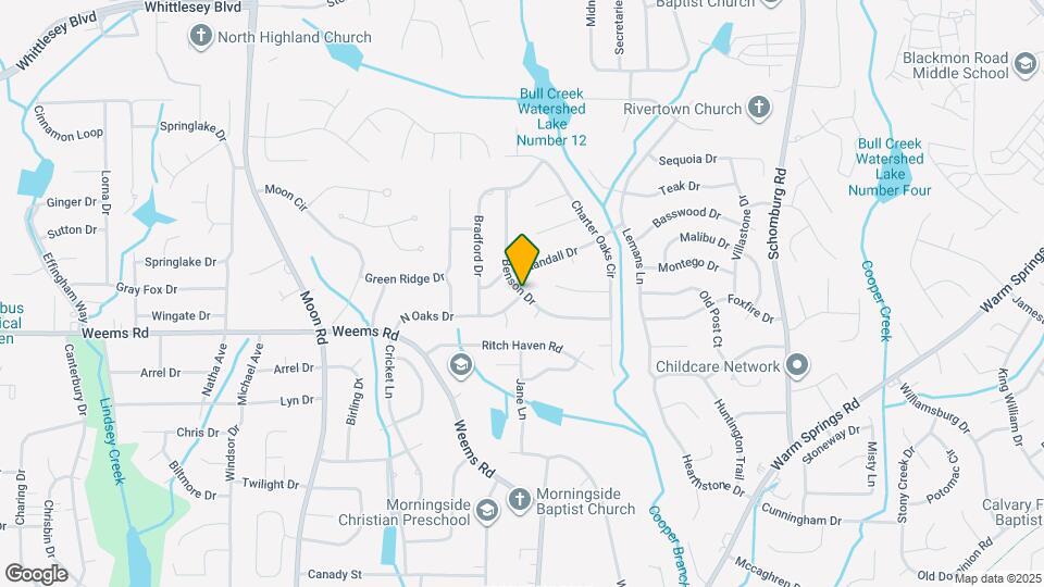 5800 N Oaks Dr Map and Location Details