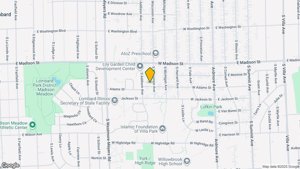 326 W Adams St Map and Location Details