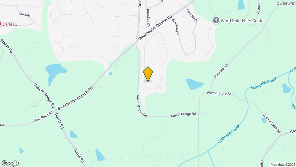427 Sweetwater Bridge Cir Mapa y Detalles de la Ubicación