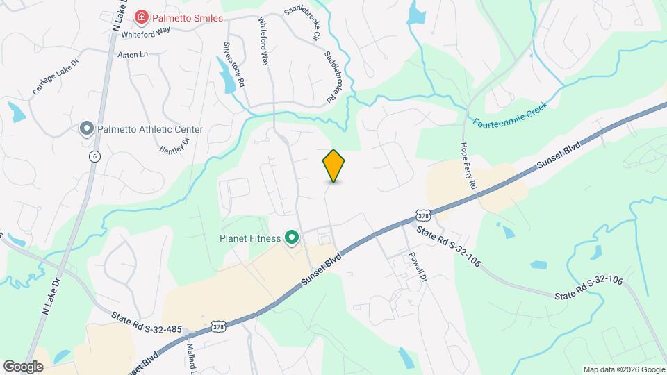 316 Saluda Springs Rd Map and Location Details