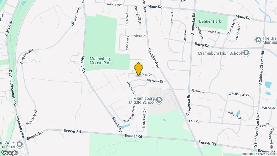 1221 Warwick Dr Mapa y Detalles de la Ubicación