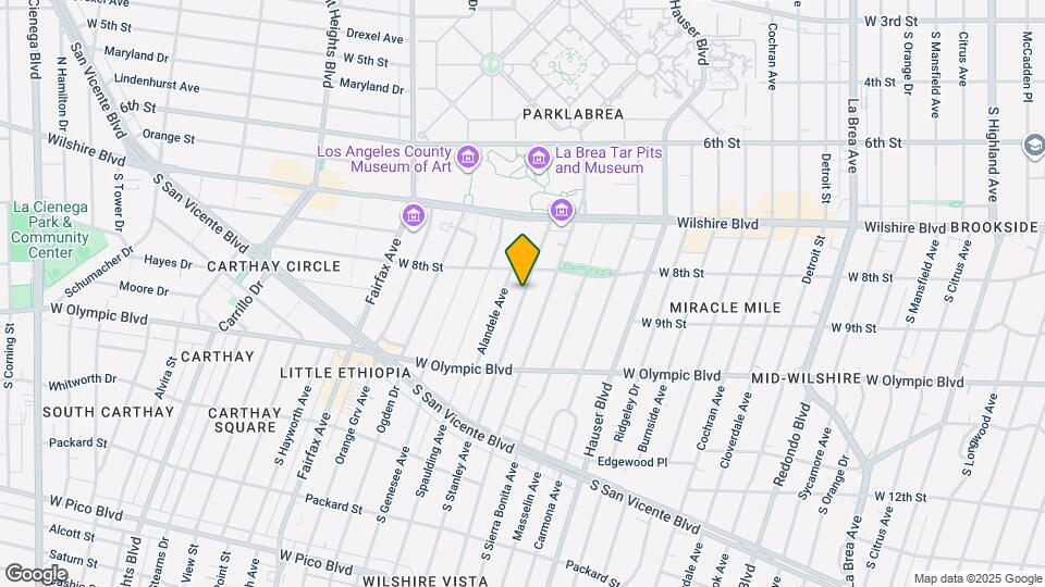 829 S Stanley Ave Mapa y Detalles de la Ubicación
