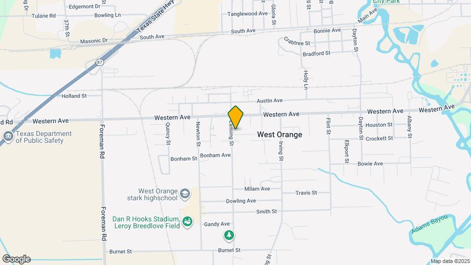 2704 Houston St Map and Location Details