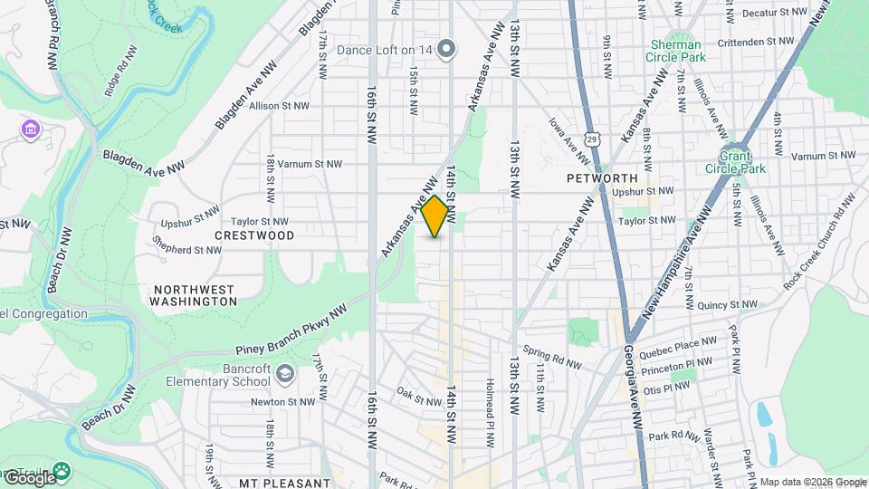 1413 Shepherd St NW Map and Location Details