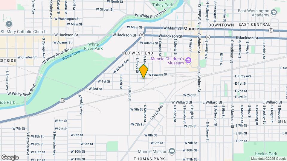 621 S Mound St Map and Location Details