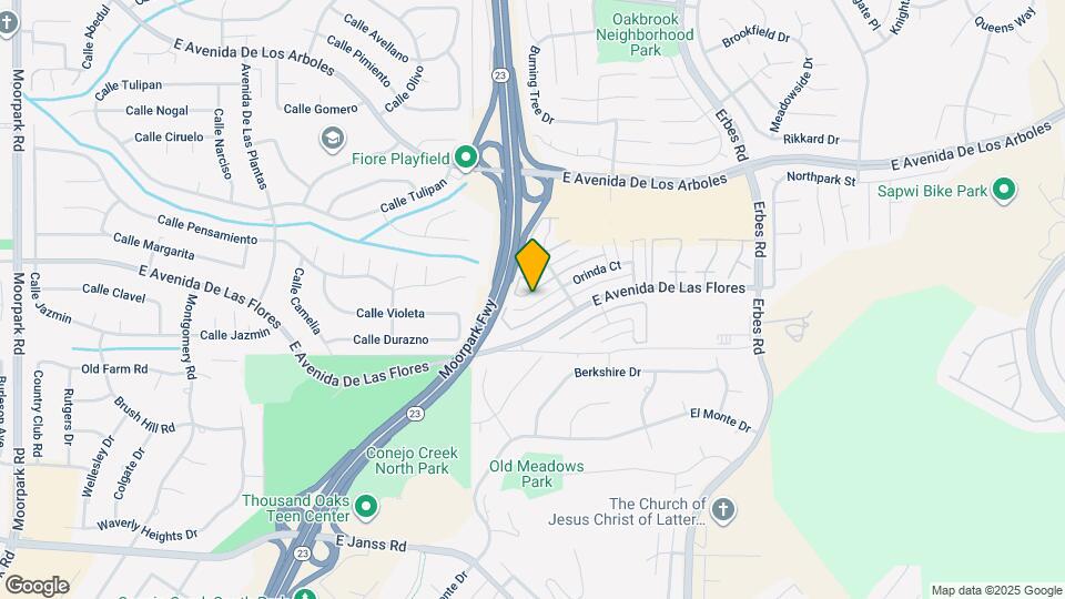 1681 Orinda Ct Map and Location Details