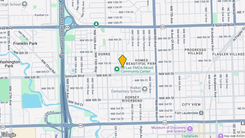 623 NW 13th Terrace Map and Location Details