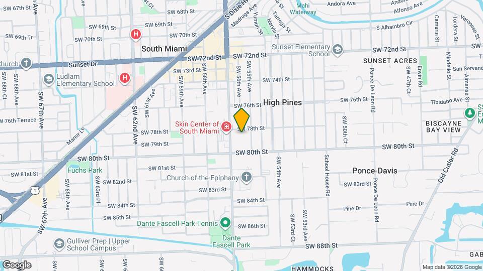 5590 SW 78th St Map and Location Details