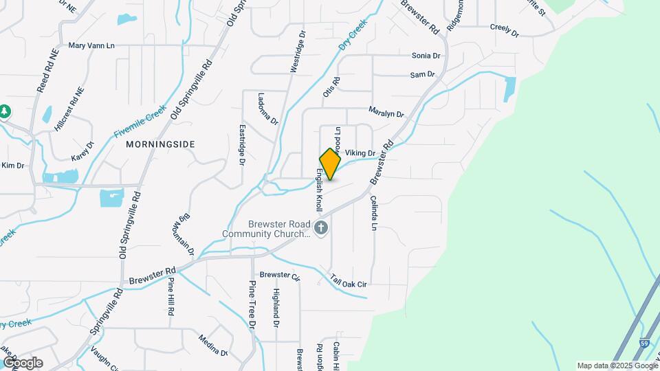 1708 Timbercrest Cir Map and Location Details