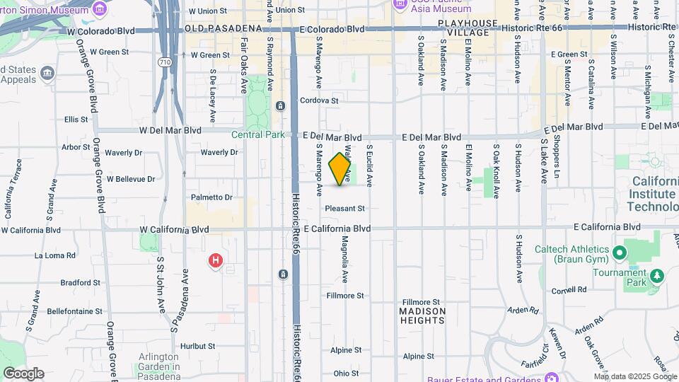276 E Bellevue Dr Map and Location Details