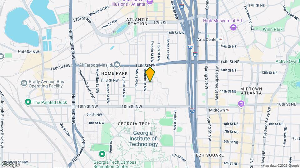 1068 Westshire Pl NW Mapa y Detalles de la Ubicación
