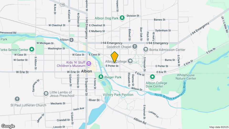 405 E Porter St Map and Location Details
