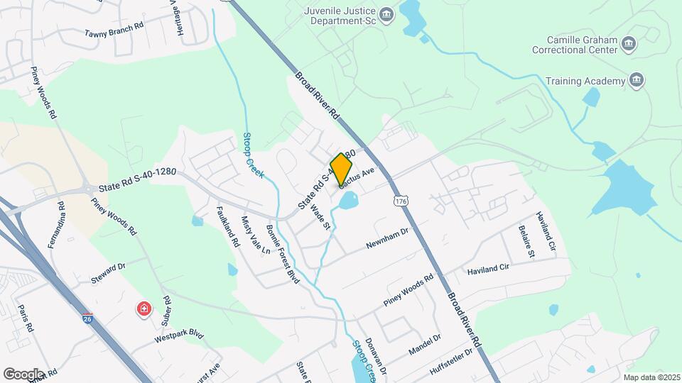 1340 Cactus Ave Map and Location Details