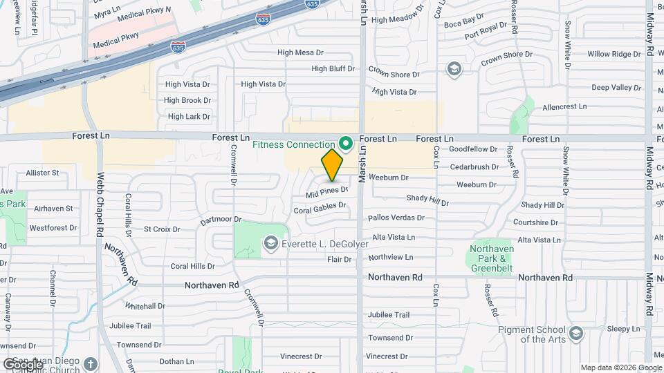 3637 Mid Pnes Dr Map and Location Details