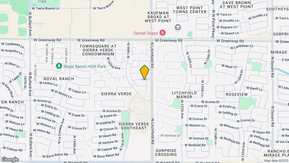 13931 W Mauna Loa Ln Map and Location Details