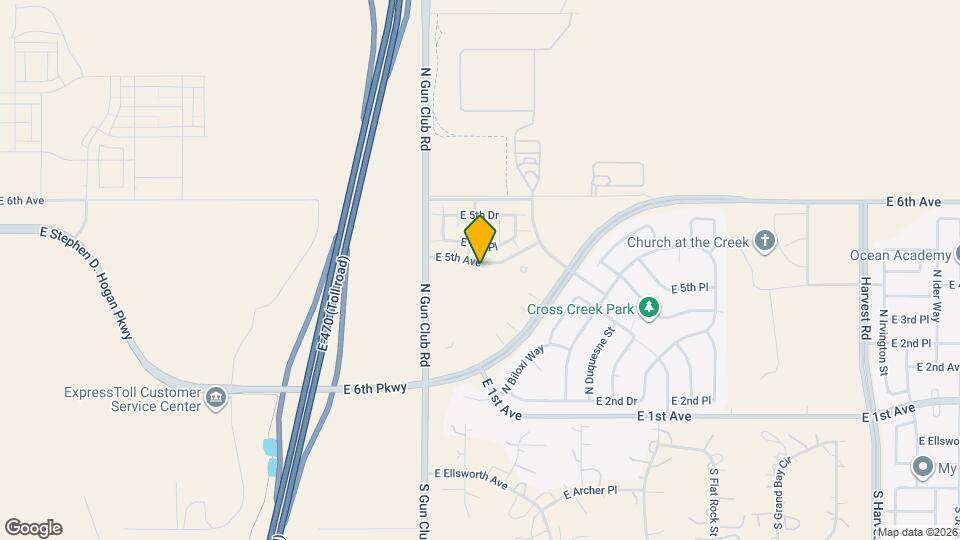 23558 E 5th Ave Mapa y Detalles de la Ubicación