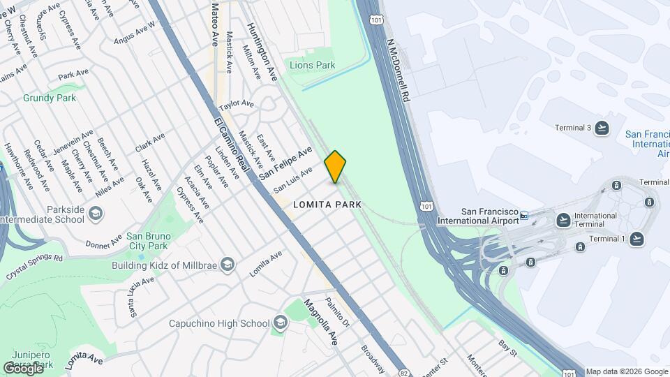 257 Santa Dominga Ave Map and Location Details