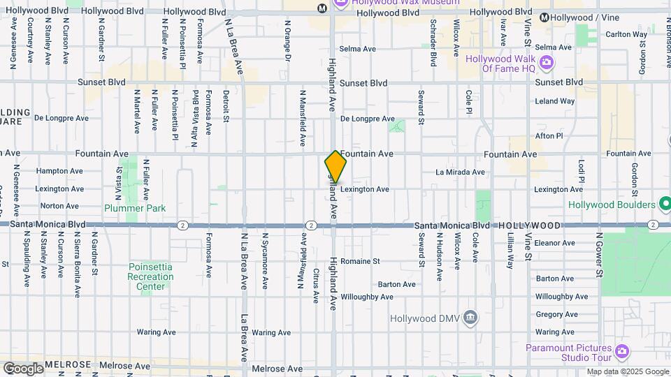 1202 N Orange Dr Map and Location Details