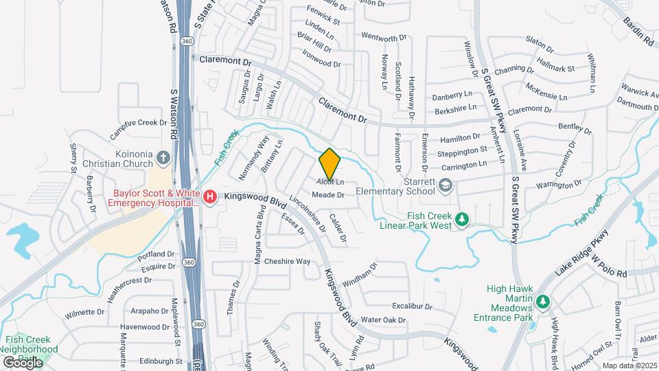 2829 Alcot Ln Mapa y Detalles de la Ubicación