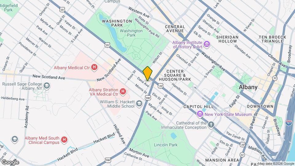 1 Dana Ave Map and Location Details