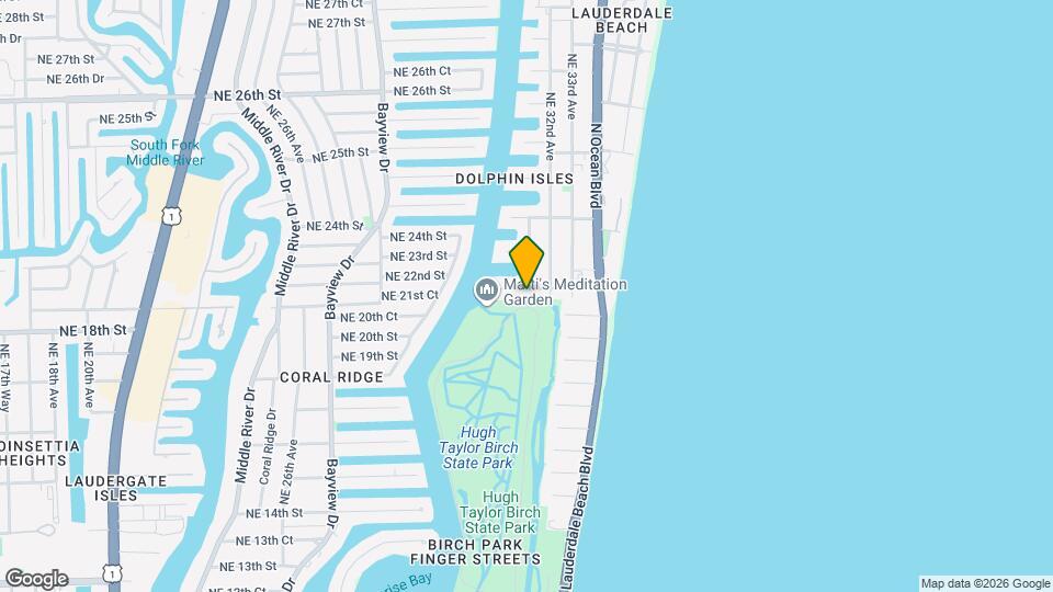 3036 NE 19th St Map and Location Details