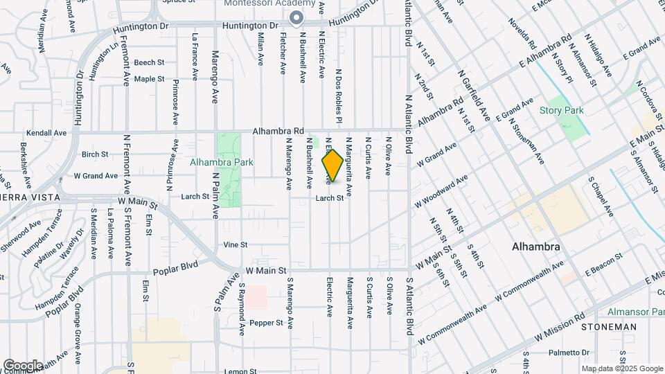 314 N Electric Ave Map and Location Details