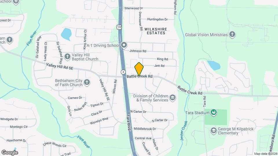 707 Battle Creek Rd Map and Location Details