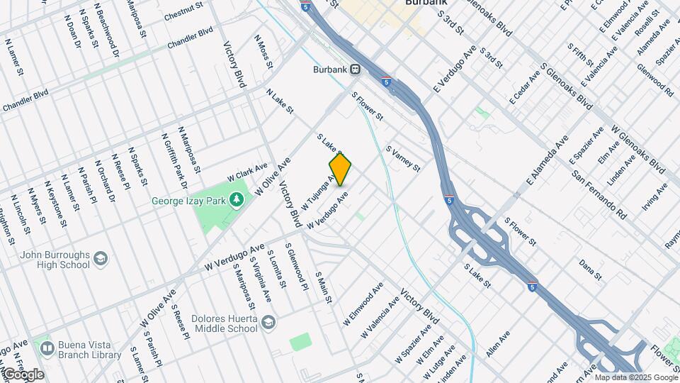241 W Verdugo Ave Map and Location Details