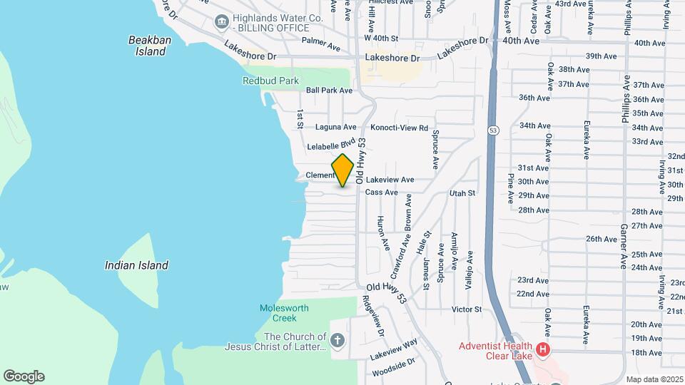 Lakefront MH & RV Parks Map and Location Details