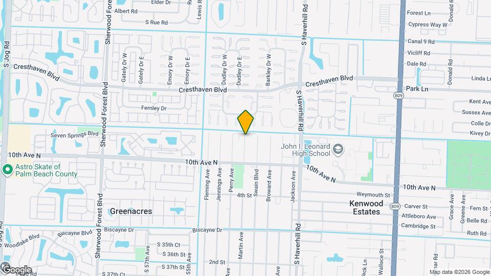 3020 Martin Ave Map and Location Details