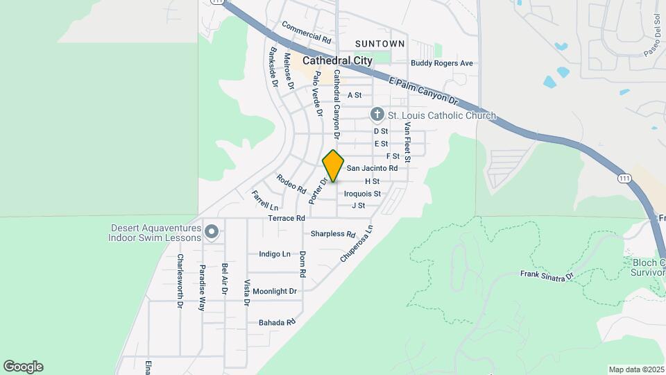 37795 Cathedral Canyon Dr Map and Location Details