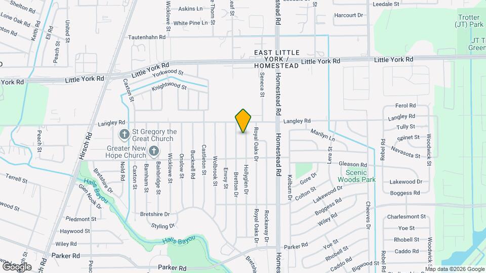 10535 Hollyglen Dr Mapa y Detalles de la Ubicación