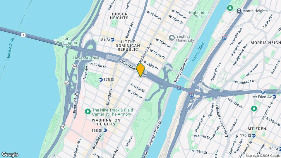 551 W 177th St Map and Location Details