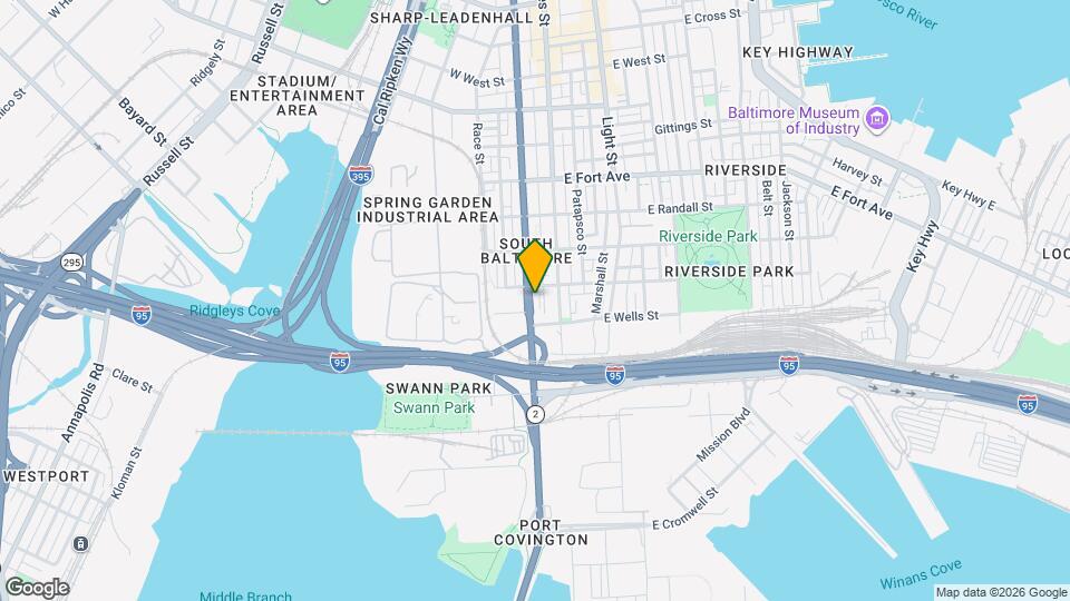1821 S Hanover St Mapa y Detalles de la Ubicación