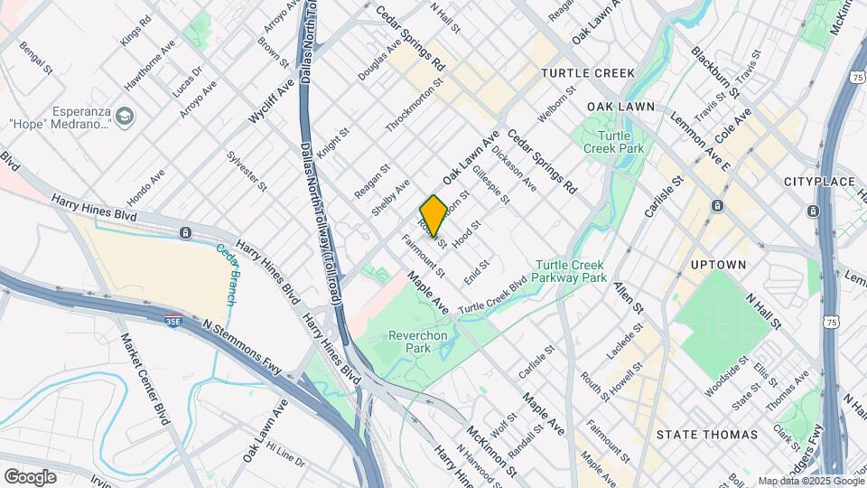 3617 Routh St Map and Location Details