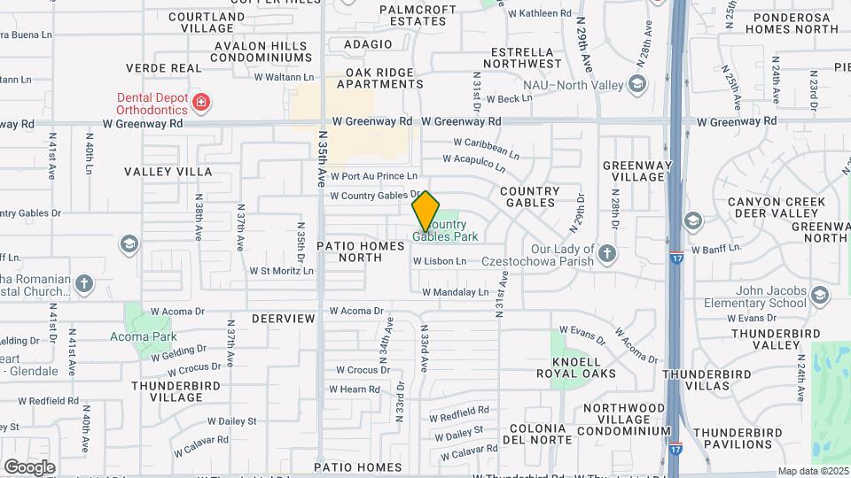 14820 N 32nd Dr Map and Location Details