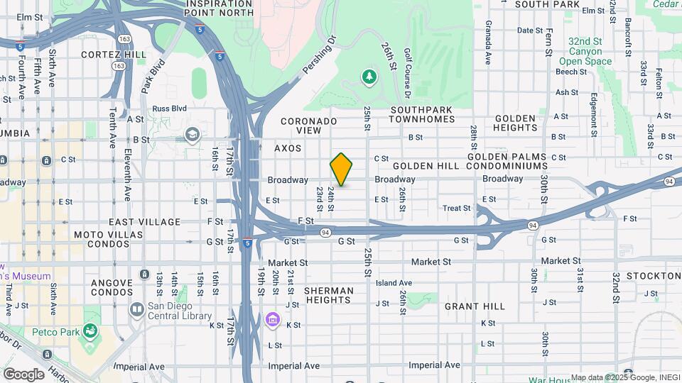 2418 E St Map and Location Details